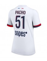 Paris Saint-Germain Willian Pacho #51 Vieraspaita Naisten 2025-26 Lyhythihainen